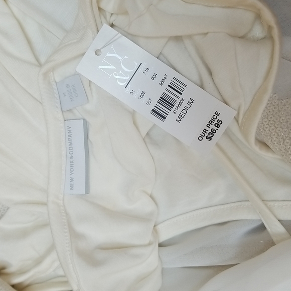 New York & Company Sequins Comfortable Blouse - Picture 9 of 12